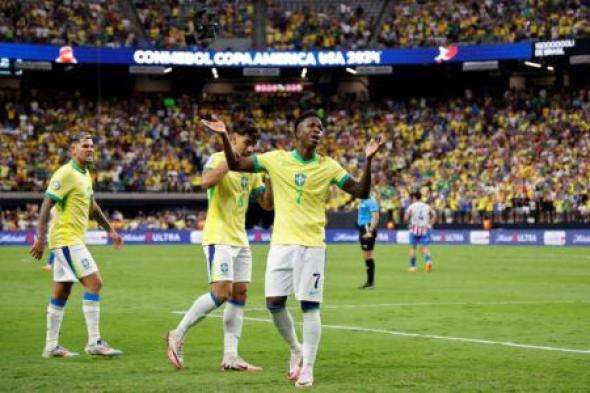 نتيجة مباراة البرازيل وبارجواى في كوبا أمريكا 2024